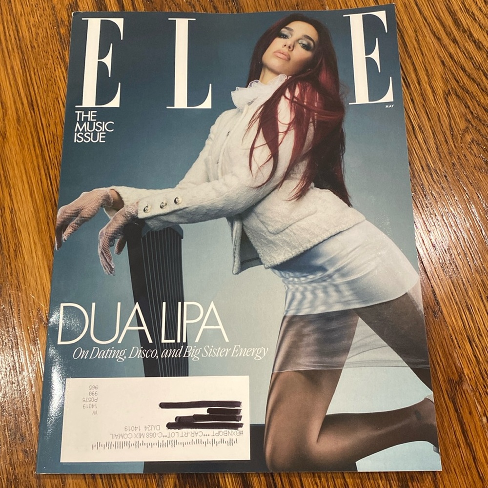 Elle Magazine - May 2024 - Dua Lipa - The Music Issue - NEVER READ!
